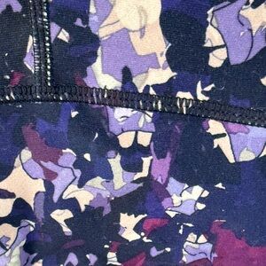 Purple and Black Women’s workout leggings